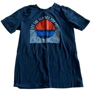 Nordstrom Blue Graphic T-Shirt - Boys Size Large